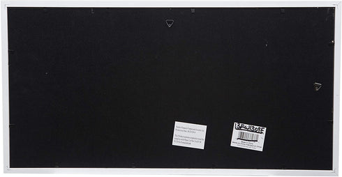 Snap 10x20 Wall Mount Size Picture Poster Frame, 10" x 20", White (13FW1309E)
