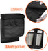 MDSTOP Sofa Armrest Organizer Caddy with Cup Holder Tray, TV Remote Control Holder, Couch Armchair Caddy Fits for Cups, Game Controller, Pens, Magazines, Snacks, Glasses (Black, 32" — 13")