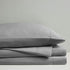 Sleep Philosophy Smart Cool Microfiber Moisture-Wicking Breathable Hypoallergenic 3 Piece Cooling Sheet Set, Twin Size, Grey