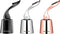 Wine Bottle Stopper Stainless Steel Wine Saver with Silicone Decorative Wine Preserver Wine Toppers Stopper Reusable Wine Cork Keeps Wine Fresh (Multi, 3 Packs)