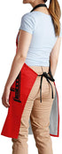 EZYES Pizza Apron, Cat & Pizza Kitchen Aprons with Pocket & Adjustable Neck for Chef Cooking Gardening Home Adult Size