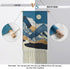 Alynsehom Woven Wall Hanging Macrame Moon Tapestry Blue Boho Wall Art Decor Chic Home Bohemian Tapestries Sun Mountain Cloud Aztec Apartment Dorm Room Backdrop Decoration