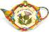 Royal Tara Scottish Tea Pot Shape Teabag Holder New Bone China with Scottland Thistle Width -5.90 inch