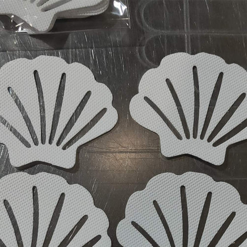 TOPBATHY 24PCS Bathtub Sticker Skid Proof Sea Shell Shaped Bathtub Decal Bathing Shower Safety Floor Sticker Bathroom Slip Solutions