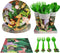CIEOVO Zoo Jungle Animal Party Supplies - Serves 18 Guest Includes Party Plates, Spoons, Forks, Cups, Napkins Party Pack Perfect for Safari Animal Themed Birthday Shower Parties Decorations