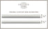 Exclusive Home Curtains ER1024-03 66120 Mosaic Double Curtain Rod and Finial Set, Adjustable 66"-120", Matte White