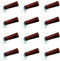 Self Adhesive Hat Hooks for Wall 12 Pieces Solid Wood, Cowboy Hat Hangers for Wall Hat Hook Natural Hat Pegs Hat Hanger for Wall Entryway,Bathroom,Door,Stair-Side,Wardrobe,Closet (Red Beech-12P)