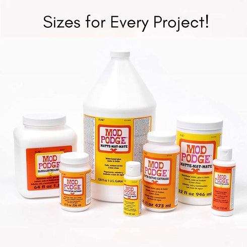 Mod Podge CS11303 Waterbase Sealer, Glue and Finish, 32 oz, Matte