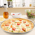 Small Stainless Steel Pizza Pan Set of 2, HEAHYSI Round Pizza Tray, Round Pizza Plate For Pie Cookie Pizza Cake, Non Toxic & Heavy Duty, Brushed Finish & Easy Clean & Diameter 9 Inch