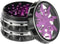 TIRIRS 2.5" Aluminium Grinder with Clear Top, Best Gifts, Black and Purple