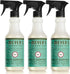 Mrs. Meyer's Multi-Surface Cleaner Spray, Everyday Cleaning Solution for Countertops, Floors, Walls and More, Basil, 16 fl oz - Pack of 3 Spray Bottles
