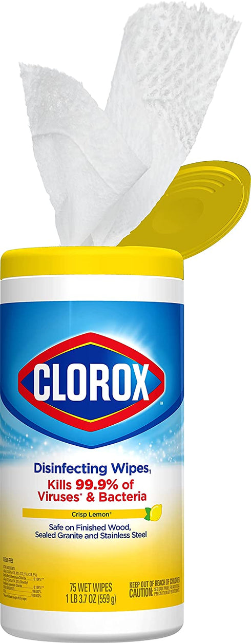 Clorox Disinfecting Wipes Value Pack, 75 Ct Each, Pack of 3 (Package May Vary)