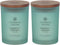 Chesapeake Bay Candle Scented Candles, Balance + Harmony (Water Lily Pear), Medium (2-Pack)