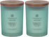 Chesapeake Bay Candle Scented Candles, Balance + Harmony (Water Lily Pear), Medium (2-Pack)