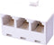 AmerTac - Zenith TS1001SPJ3W 4 Conductor Triplex Jack, White Landline Telephone Accessory