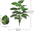 Artificial Trees for Outdoors, 30'' Artificial Green Plants Fake Tree UV Resistant Faux Plants for Indoor Outdoor Home Office Garden Decor