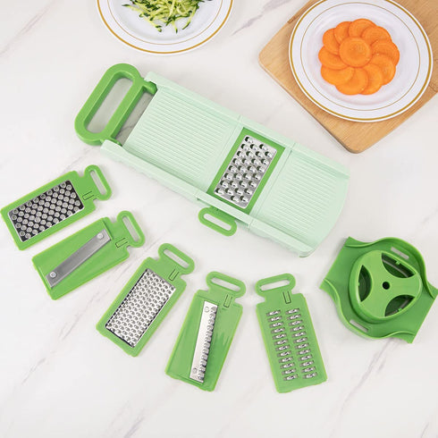 Supernal Mandoline Slicer?6 in 1 Vegetable Mandoline Slicer? Cheese/Vegetable Slicer?Vegetable Chopper, Potato Onion Chopper?Potato Chip Slicer?Kitchen Cutter Chopper for Vegetables Time Saver
