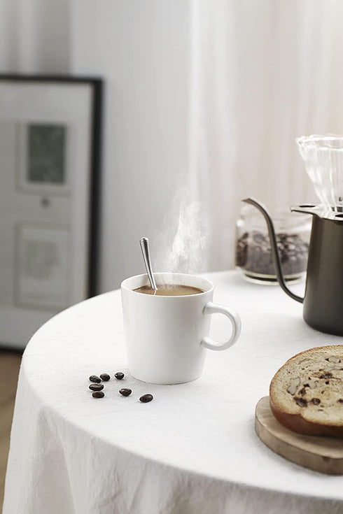 Sweese 426.401 Porcelain Espresso Cups - 5 Ounce - Set of 4, White