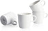 Sweese 426.401 Porcelain Espresso Cups - 5 Ounce - Set of 4, White