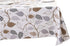 Heavy Duty Vinyl Tablecloth with Flannel Backing Waterproof Oil-Proof PVC Table Cloth Stain-Resistant Wipeable Rectangle or Square Table Cover for Indoor and Outdoor (Leaves, 60X102 Inch)