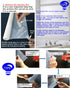 DUOFIRE Privacy Window Film Frosted Glass Film Matte White Static Cling Glass Film No Glue Anti-UV Window Sticker Non Adhesive for Privacy Office Meeting Room Bathroom Living Room DS001W 23.6x78.7in