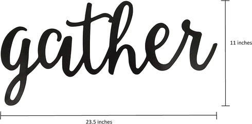 Xanter Gather Metal Wall Decor (Large, Black)