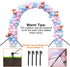 Anbeser Balloon Arch Kit - 9FT Tall & 10Ft Wide Adjustable Balloon Arch Stand with Water Fillable Base,50Pcs Balloon Clips,Balloon Pump Knotter-for Baby Shower, Wedding, Birthday, Graduation, Party Supplies Decorations