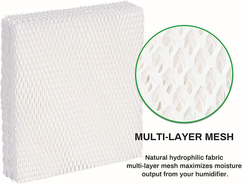 UKNESFROD MD1-0034 Replacement Humidifier Wicks Filters Compatible with Vornado Evaporative Humidifier Model Evap40, Evap2, EV100, EV200, EVDC300, EVDC500-4Pcs