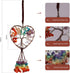 Healing Crystal Hanging Ornaments Tree of Life for Car Hanging Accessories, Party Decor Meditation Decorations, 7-Chakra Stones Tumbled Palm Stones Life Good Luck Home Ornaments (SGK-3 Packs)
