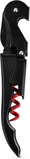 True Truetap Matte Black with Red Wo Double Hinged Corkscrews 4.75x0.5x1