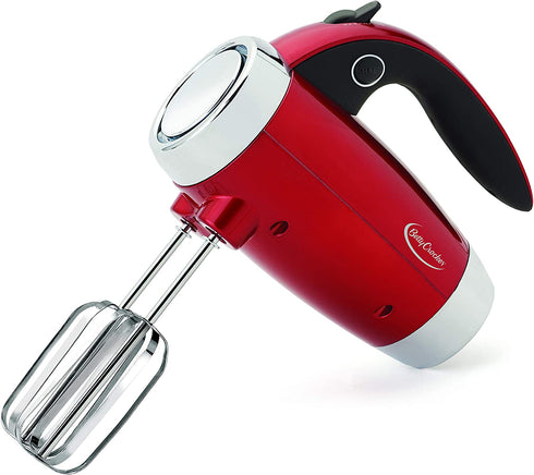 Betty Crocker 7-Speed Power Hand mixer, Red