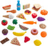 KidKraft 30-Piece Plastic Play Food Set, Fruits, Veggies, Sweets and More, Use with Play Kitchens, Gift for Ages 3+