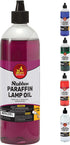 Paraffin Lamp Oil - Purple Smokeless, Odorless, Clean Burning Fuel for Indoor and Outdoor Use with E-Z Fill Cap and Pouring Spout - 32oz - by Ner Mitzvah