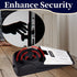 Door Stop Alarm, Door Stopper with 120DB Security Alarm, Floor Wedge Doorstop for Travel Apartment Home House (Pack of 4)