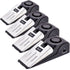 Door Stop Alarm, Door Stopper with 120DB Security Alarm, Floor Wedge Doorstop for Travel Apartment Home House (Pack of 4)