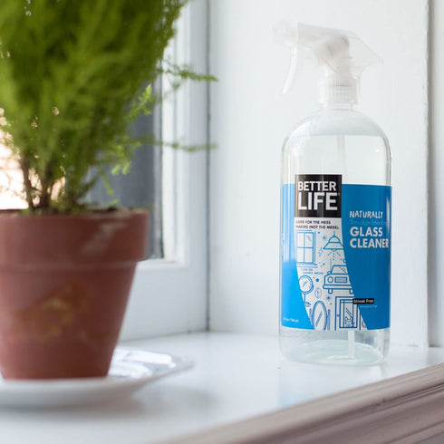 Better Life Natural Streak Free Glass Cleaner, 32 Ounces (Pack of 2), 24425