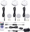 Dimmable LED Under Cabinet Puck Lights AIBOO 3 Lamps Kit with RF Remote Control for Home Kitchen Counter Lighting (Daylight White 6000K)
