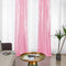 2—8FT-2PCS Pink Sequin Backdrop Curtains Panels, Photography Backdrop Glitter Curtains Fabric Background for Christmas Wedding Party Decor
