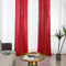 2—8FT-2PCS Red Sequin Backdrop Curtains Panels, Photography Backdrop Glitter Curtains Fabric Background for Christmas Wedding Party Decor
