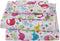Linen Plus Sheet Set for Girls Dinosaur Pink White Red Purple Yellow Dinosaurs Jurassic Flat Sheet Fitted Sheet and Pillow Case Crib Size New