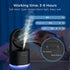 Cool Mist Air Diffuser, toberto 3 Speeds Rechargeable Portable Personal Mist USB Quiet Mini Fan Black