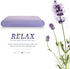 SensorPEDIC Lavender Bed Pillow, Standard (Pack of 1), White/Purple