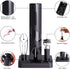 COKUNST Electric Wine Opener Set, Battery Operated Wine Bottle Corkscrew Opener with Foil Cutter, Wine Aerator Pourer, Vacuum Stoppers, Reusable Wine Bottle Openers with Accessories for Kitchen Party