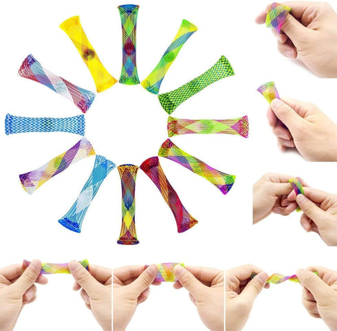 36 Pcs Sensory Fidget Toys Set, Stress Relief and Anti-Anxiety Tools for Kids and Adults, Carnival, Treasure Box Prizes Toys for Classroom, Pinata Goodie Bag Fillers, Christmas Stocking Stuffers