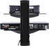 Fenge 2 Tiers Av Shelf Wall Mount Shelf Black Bracket Stand for AV Receiver Component Xbox Cable Boxes Gaming Systems