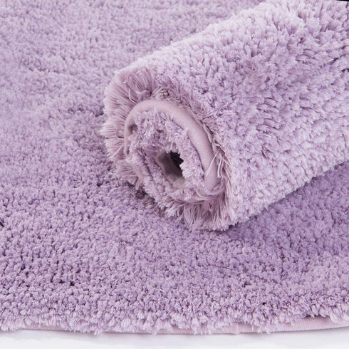 Walensee Bath Rug for Bathroom Non Slip Bathroom Mat (20 x 32, Lavender) Water Absorbent Soft Microfiber Shaggy Bathroom Rug Machine Washable Bath Mat for Bathroom Thick Plush Shower Mat