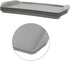 Anbers Grey Plastic Serving Tray/Cafeteria Fast Food Tray,12" by 16", Pack of 4