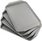 Anbers Grey Plastic Serving Tray/Cafeteria Fast Food Tray,12" by 16", Pack of 4