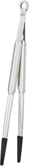 R¶sle Stainless Steel Kitchen Fine Tongs, Silicone Tip, Stainless