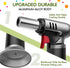 Culinary Cooking Torch with Fuel Gauge, Refillable Food Kitchen Torch with Adjustable Flame & Lock, Blow Torch for Cooking, Butane Torch Lighter for Creme Brulee, Baking, Desserts, Searing, DIY